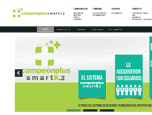 Tablet Screenshot of campeonplus.com.mx